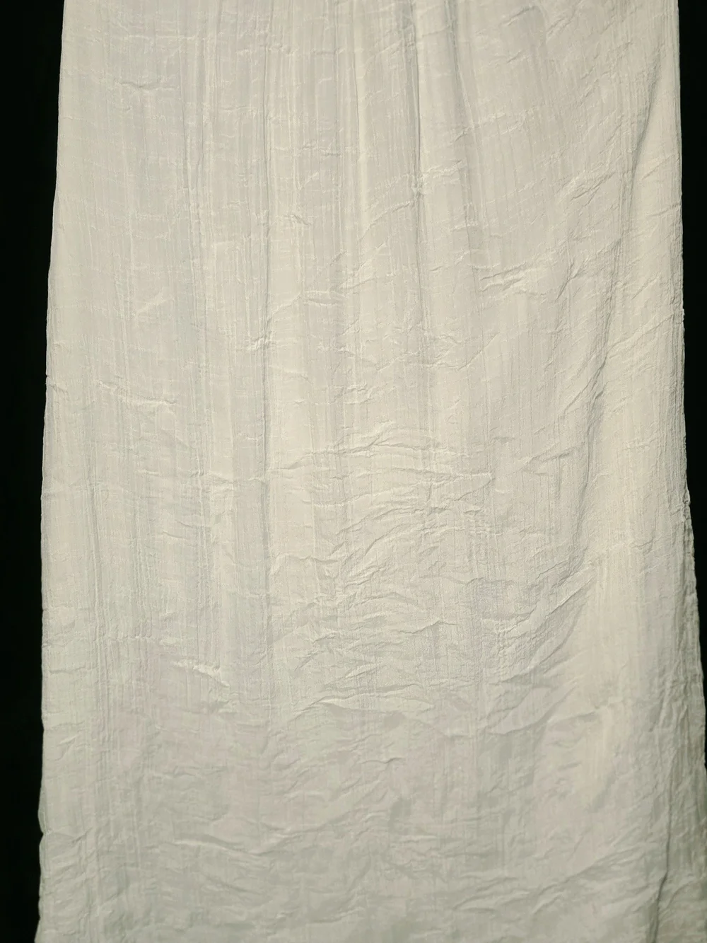 Wet Seal White Maxi Skirt with Subtle Texture